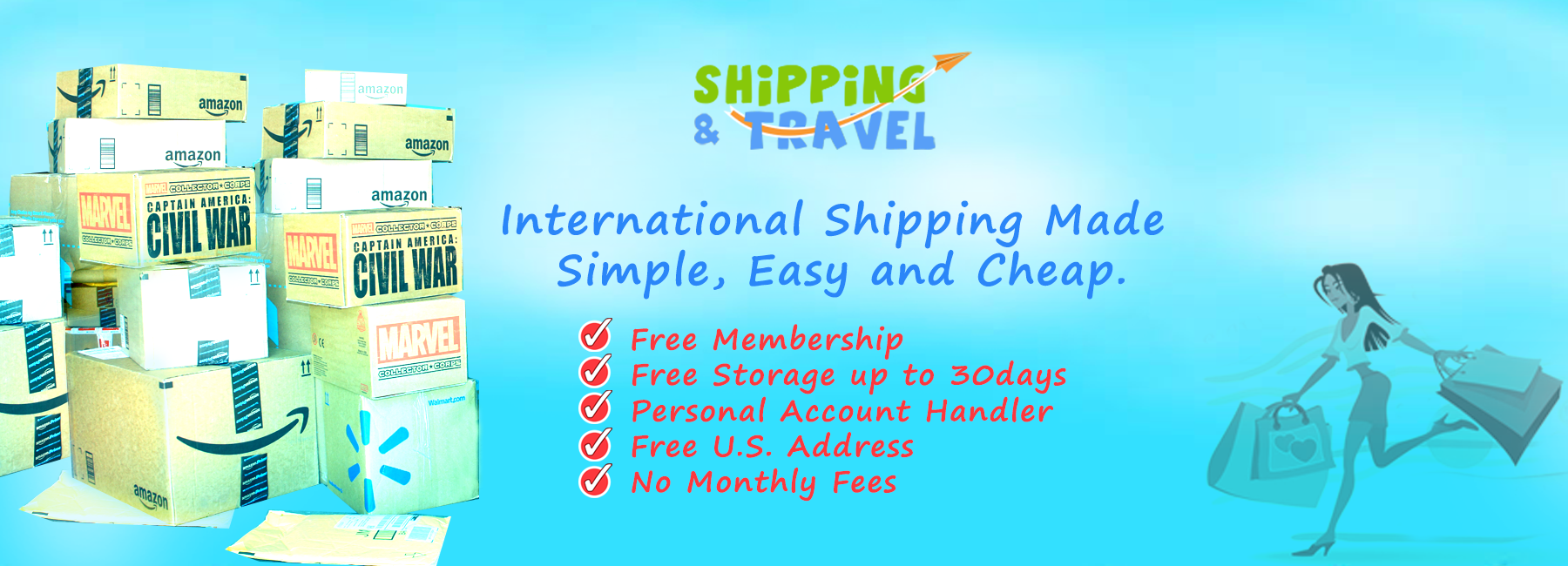 Shipping and Travel Banner